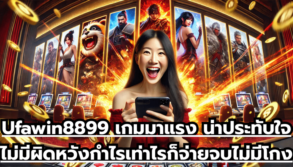 Ufawin8899 เกมมาแรง น่าประทับใจไม่มีผิดหวัง กำไรเท่าไรก็จ่ายจบไม่มีโกง