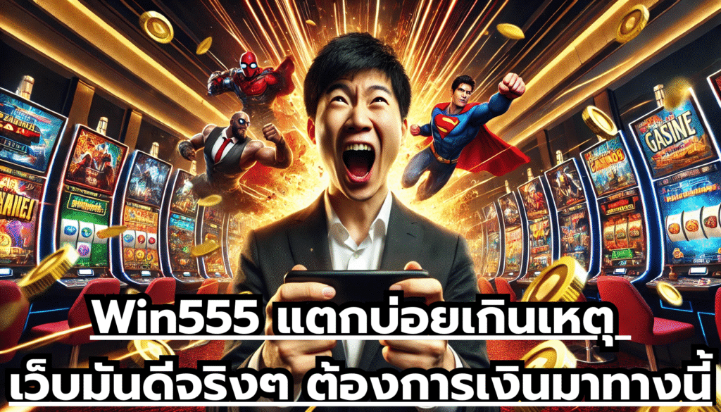 Win555 แตกบ่อยเกินเหตุ เว็บมันดีจริงๆ ต้องการเงินมาทางนี้